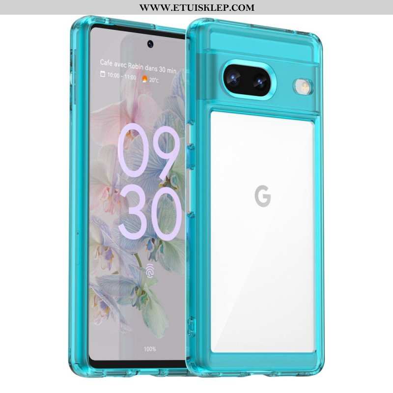 Etui do Google Pixel 7 Przezroczysta Hybryda